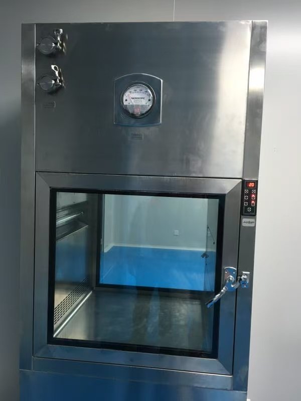 Dynamic cleanroom pass box project photo