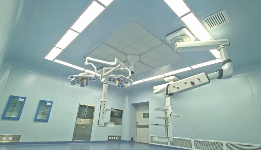 Keel-free electrolytic steel panel operating room