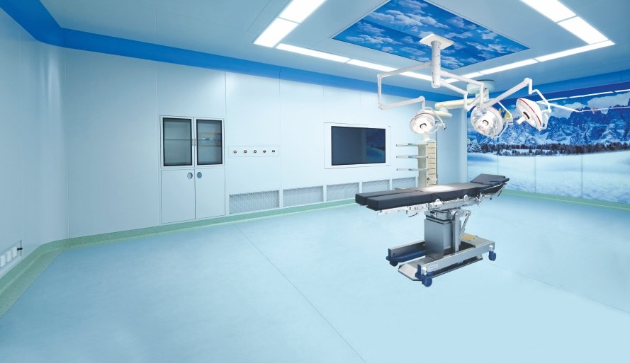 Quick-install electrolytic steel panel operating room
