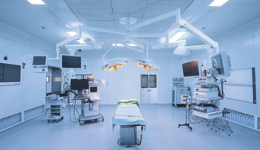 Prefabricated electrolytic steel operating room