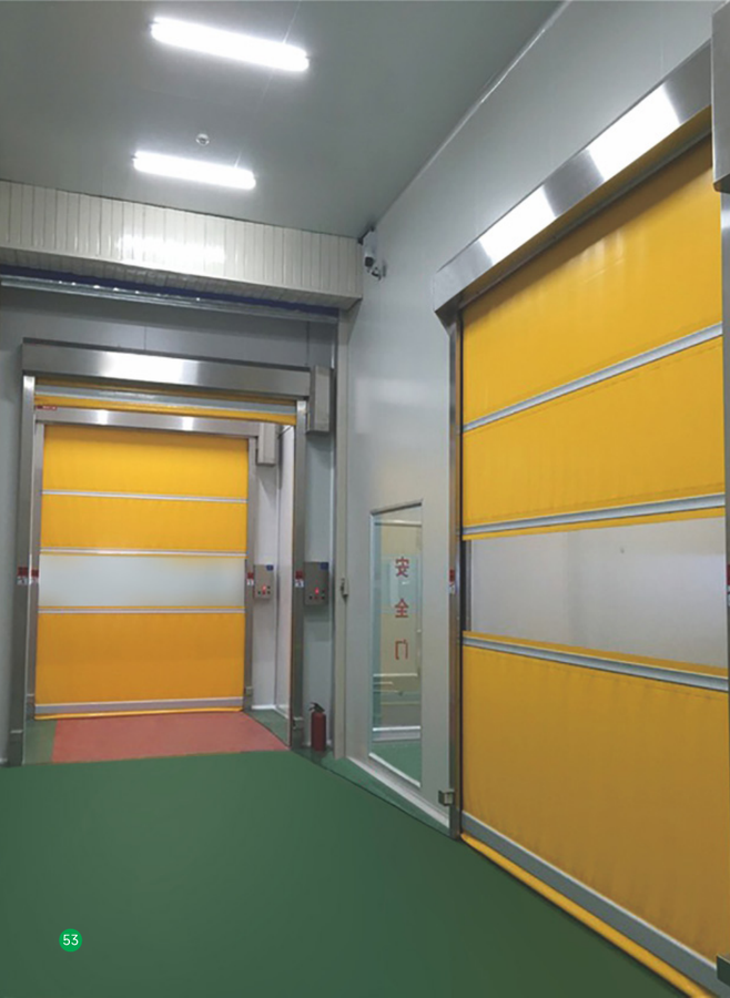 PVC fast rolling shutter door