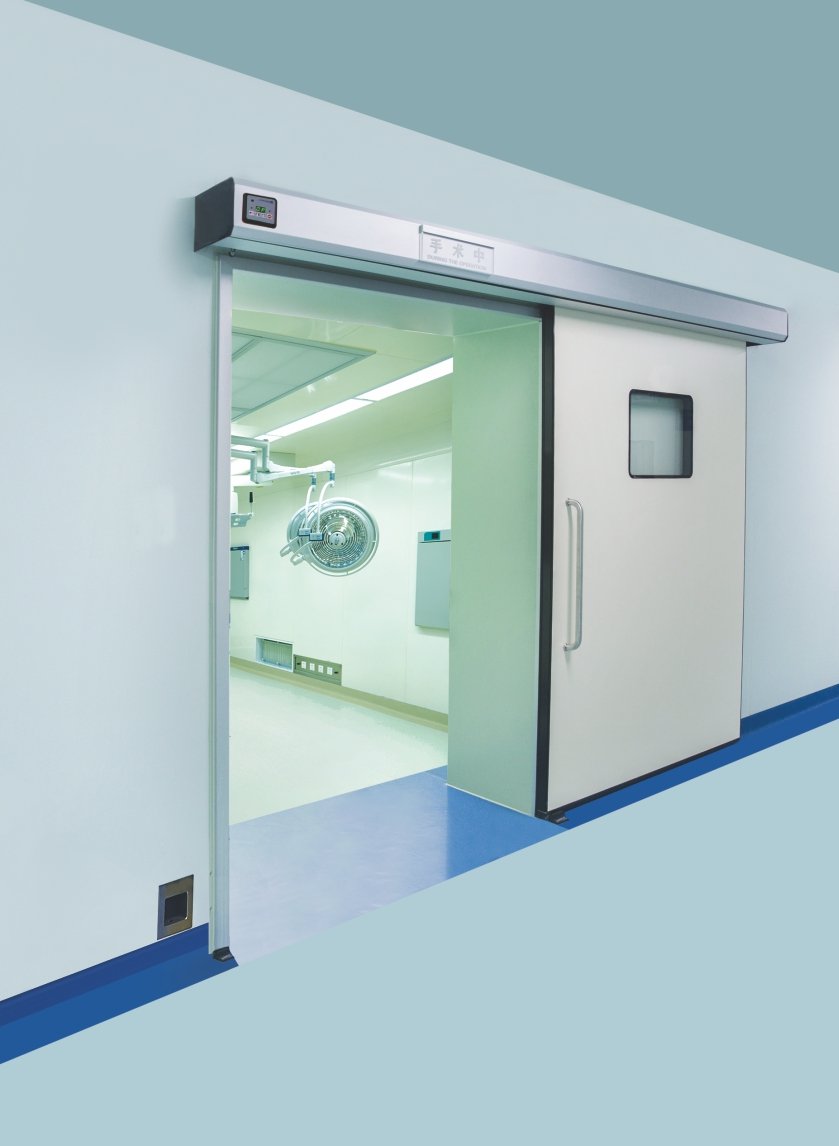Cleanroom airtight sliding door