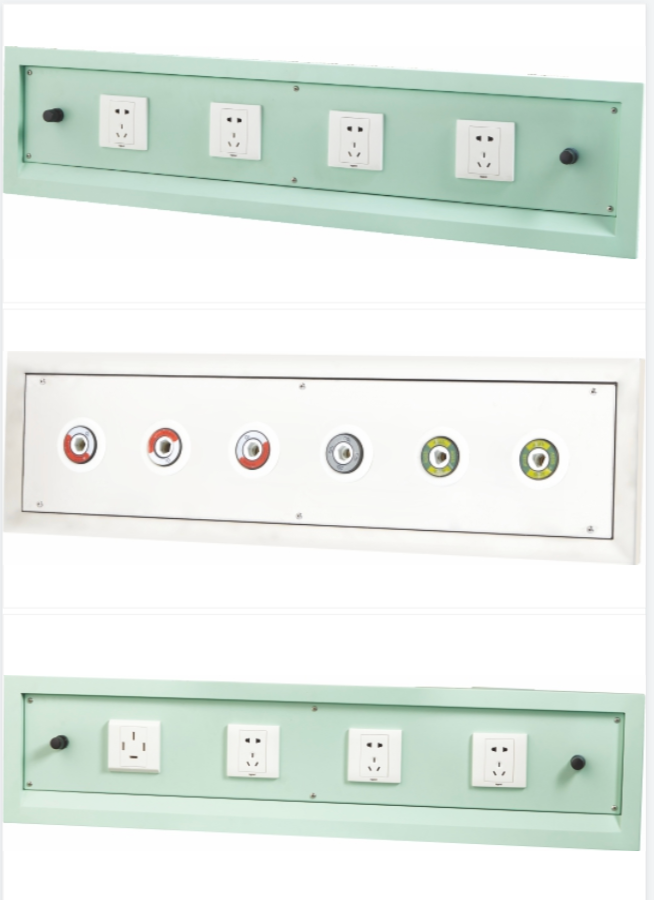 Power socket box, medical gas terminal box and embedded film viewer