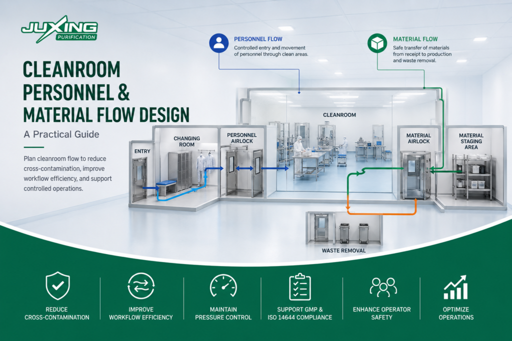 Cleanroom Personnel and Material Flow Design: A Practical Guide cleanroom personnel and material flow design a complete practical guide