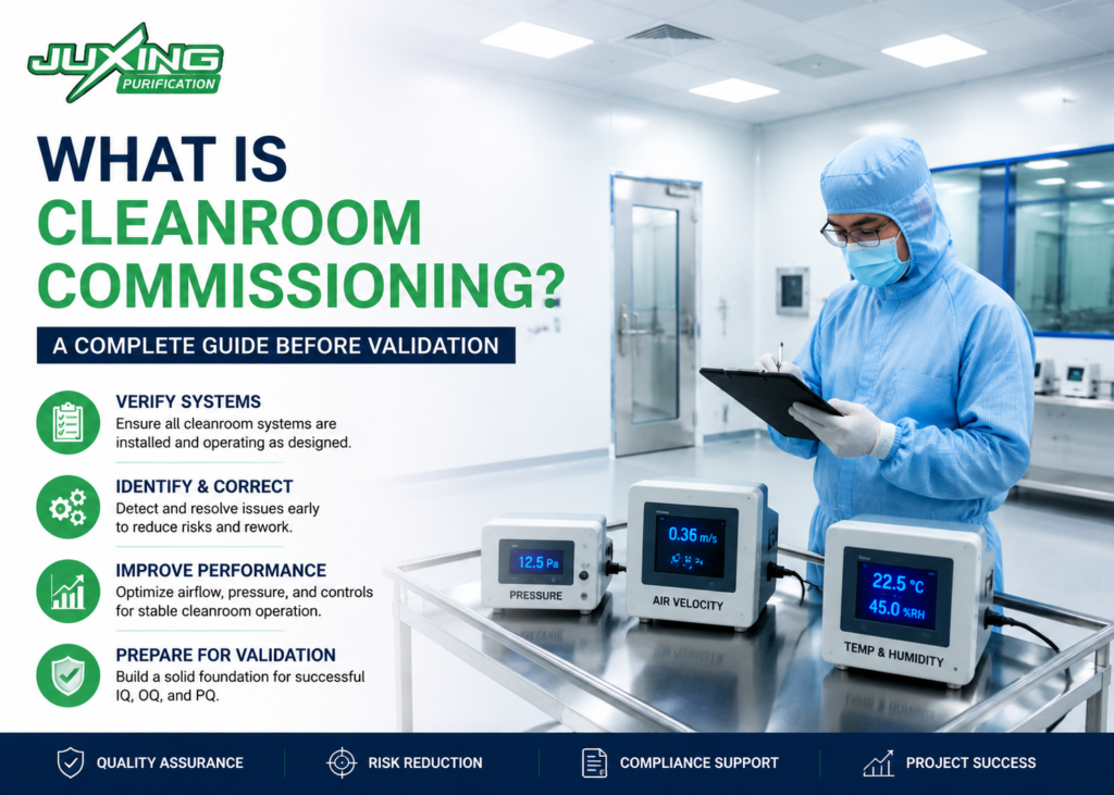 What Is Cleanroom Commissioning? A Complete Guide Before Validation cleanroom commissioning guide