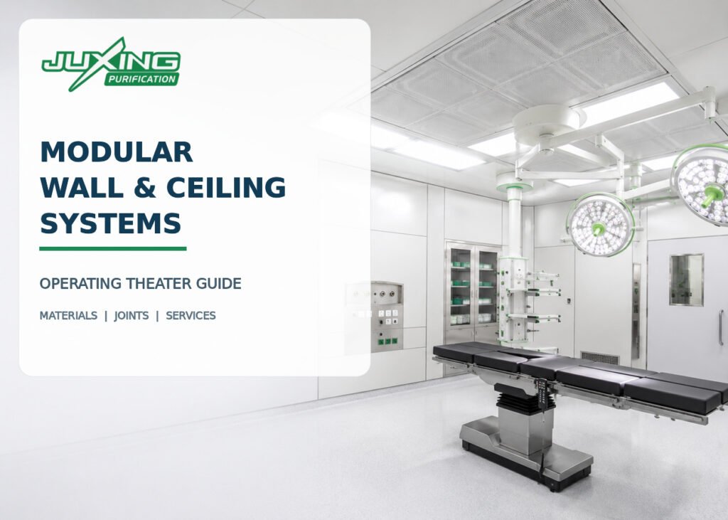 Modular Operating Theater Wall and Ceiling Systems: Materials, Performance and Selection Guide Modular operating theater wall and ceiling systems with integrated medical services