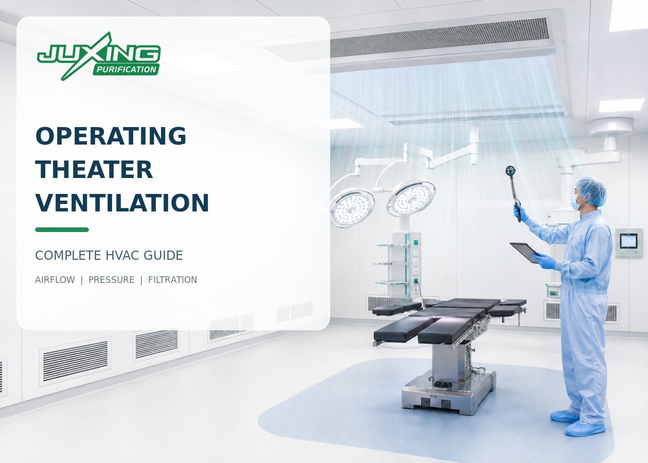 Resources Operating theater ventilation design with HEPA airflow ceiling and positive-pressure control