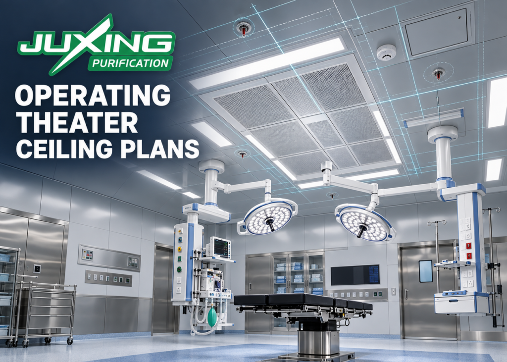 Operating Theater Ceiling Plans: How to Coordinate Airflow, Equipment and Access Operating theater ceiling plans coordinating airflow ceilings, surgical lights, pendants and access panels